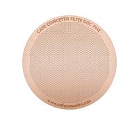 CAFE CONCETTO Filtre pour cafetières AeroPress XL (fin XL) - Disque de rechange de qualité supérieure - Métal réutilisable, acier inoxydable revêtu de titane