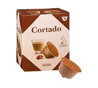 Café cortado en capsules Hacendado compatibles avec les machines Dolce Gusto Boîte de 16 capsules (92,8 g) - Pack de 2