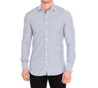 Café Coton Chemise Slim Manches Longues col Revers THYM5-SLIM Homme