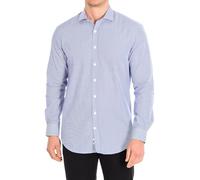 Café Coton JUNO5 chemise à manches longues avec col à revers et fermeture boutonnée pour hommes