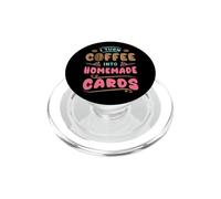 Café, créations de Cartes Maison, Scrapbooking Humoristique PopSockets PopGrip pour MagSafe