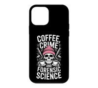 Café Crime and Forensic Science Dicton drôle Coque pour iPhone 12 Mini