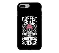 Café Crime and Forensic Science Dicton drôle Coque pour iPhone 7 Plus/8 Plus
