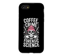 Café Crime and Forensic Science Dicton drôle Coque pour iPhone SE (2020) / 7/8