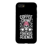 Café Crime and Forensic Science Dicton drôle Coque pour iPhone SE (2020) / 7/8