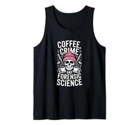 Café Crime and Forensic Science Dicton drôle Débardeur