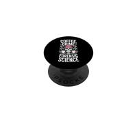 Café Crime and Forensic Science Dicton drôle PopSockets PopGrip Adhésif