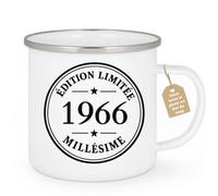 Café-Croissant - Mug Édition Limitée 1966 Millésime, Cadeau Anniversaire - | Mug Collectible Édition Limitée Pour Un Certain Millésime 60 1966