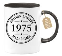 Café-Croissant - Mug Édition Limitée 1975 Millésime, Cadeau Anniversaire - | Mug Collectible Édition Limitée Pour Un Certain Millésime 51 1975