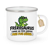 Café-Croissant - Mug Frérosaurus Comme Un Frère Normal Mais Plus Génial - B | Mug humoristique pour frère, cadeau amusant et original