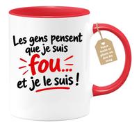 Café-Croissant - Mug Humour Fou Original Et Drôle Pour Ceux Qui Osent - Rou | Design amusant pour les amateurs de phrases excentriques