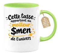 Café-Croissant - Mug Meilleur Journaliste De L'univers - Vert/Céramique | Tasse humoristique pour mug 'Meilleur Journaliste de l'univers', cadeau original.