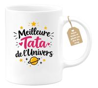 Café-Croissant - Mug Meilleure Tata De L'univers - Blanc/Céramique