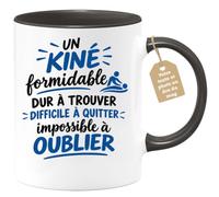 Café-Croissant - Mug Un Kiné Formidable Dur À Trouver Impossible À Oublier | Mug pour kinésithérapeutes, cadeau inoubliable