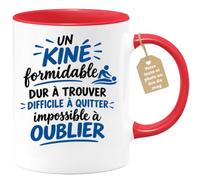 Café-Croissant - Mug Un Kiné Formidable Dur À Trouver Impossible À Oublier | Mug pour kinésithérapeutes, cadeau inoubliable