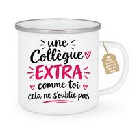 Café-Croissant - Mug Une Collègue Extra Comme Toi Ne S'oublie Pas - Blanc/E | Design amusant pour collègue, souvenir inoubliable