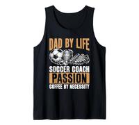 Café Dad by Life Soccer Coach Passion par Mecessity Débardeur