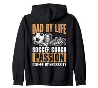Café Dad by Life Soccer Coach Passion par Mecessity Sweat à Capuche