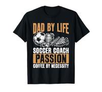 Café Dad by Life Soccer Coach Passion par Mecessity T-Shirt