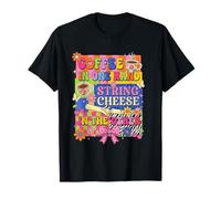 Café dans Une Main String Cheese Mama Mom T-Shirt