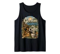 Café de Berger Allemand Lever du Soleil Débardeur