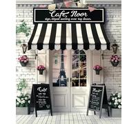 Café de Paris, Boulangerie, Buffet, fête d'anniversaire, arrière-Plan Photo, Toiles de Fond, bannière, Studio 300cmx200cm