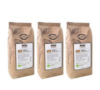 Café de Spécialité en Grains Bio Cafés Richard Moka d'Éthiopie Yrgacheffe Pure Origine - 3 paquets - 750 gr