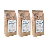 Café de Spécialité en Grains Cafés Richard Colombie Supremo IGP Pure Origine - 3 paquets - 750 gr