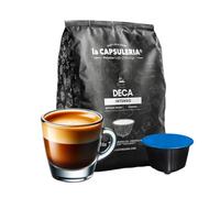 Café DECA INTENSO (160 Capsules) compatible avec Nescafé Dolce Gusto, 10 Boîtes de 16 Capsules, espresso décaféiné au goût plein et corsé, avec une crème douce et un parfum riche