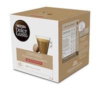 Capsules de café avec étui nescafé dolce gusto 94314 espresso macchiato decaffeinato (16 uds)
