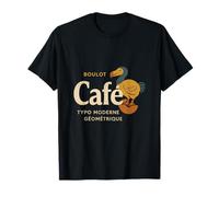 Cafe Dodo Graphique géométrique moderne T-Shirt