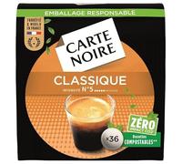 CAFÉ DOSETTES CLASSIQUE 250G, CARTE NOIRE, LOT DE 3