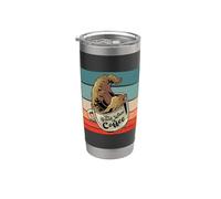 Café drôle, grande vague de café J'aime le café Coffee Love Gobelet isotherme en acier inoxydable double paroi