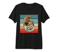 Café drôle, Grande Vague de café J'aime Le café Coffee Love T-Shirt Haut de Gamme