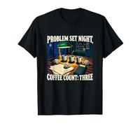 Café drôle STEM pour étudiant mathématiques devoirs T-Shirt