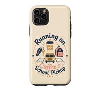 Café école ramassage Maman Morning Humour Vibe Coque pour iPhone 11 Pro