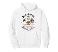 Café école ramassage Maman Morning Humour Vibe Sweat à Capuche