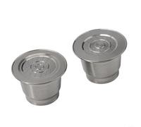 Café écologique pour dosettes réutilisable en acier inoxydable pour système Tassimo - Filtre en maille permanent à torréfaction moyenne Robusta pour latte macchiato (type normal)