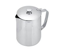 Café en Acier Inoxydable, Tasse Tasse à Lait Mousseur Pichet avec Couvercle pour Latte Art 2000 Ml Art Office Cuisine 2000 Ml (1500ML)
