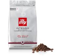 Grains de café à moudre torréfiés illy INTENSO, un paquet de 500 g