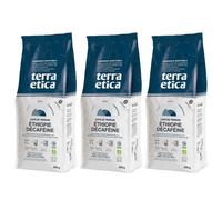 Café en Grains Bio Terra Etica Éthiopie Décaféiné - 3 paquets - 1,5 Kg