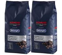 Café en grains - Delonghi - Kimbo Classic - Espresso intense - 2x1KG - 35 pourcent Arabica 65 pourcent Robusta