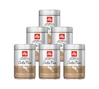 Café en Grains illy Espresso Sélection Costa Rica - 6 boîtes - 1,5 Kg