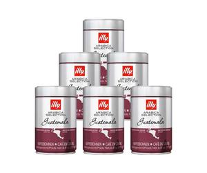 Café en Grains illy Espresso Sélection Guatemala - 6 boîtes - 1,5 Kg