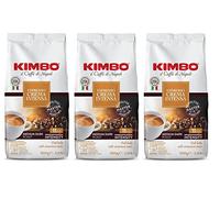 Café en grains Kimbo Crema Intensa, torréfaction moyenne, 3 sachet de 1 kg