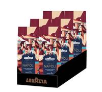 Lavazza, Tales of Napoli, Café en Grains, 1.5 kg, pour les Machines à Café Automatiques, Notes de Cacao et de Caramel, Arabica et Robusta, Intensité 9/10, Torréfaction Foncée, 6 x 250g