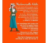 Café en grains Terramoka Mademoiselle Adèle Bio 100 % Arabica - paquet de 500 g