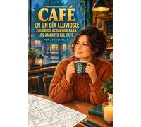 Café en un Día Lluvioso: Colorido Acogedor para los Amantes del Café