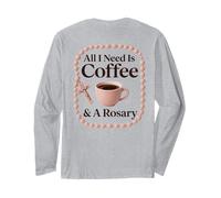 Café et Chapelet - Dicton catholique drôle Manche Longue