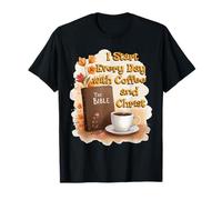Café et Christ Jésus Catholique Matin T-Shirt